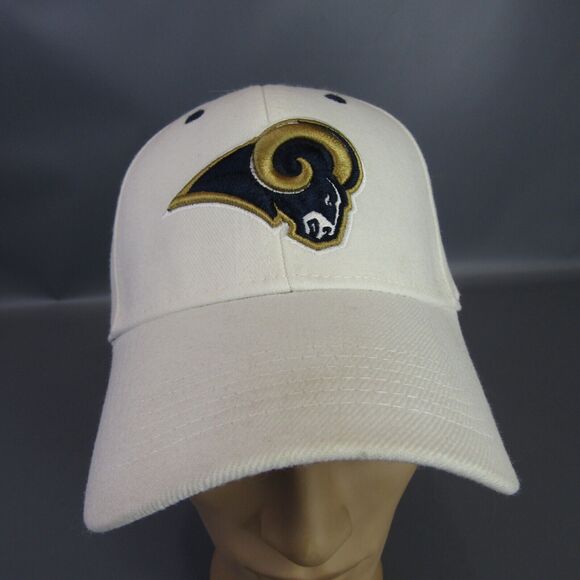 St. Louis Rams One Fit Hat NFL Reebok Stretch Flexible Cap Embroidered Logo - Picture 1 of 8